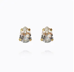 Caroline Svedbom Superpetite Drop Earrings Gold Crystal