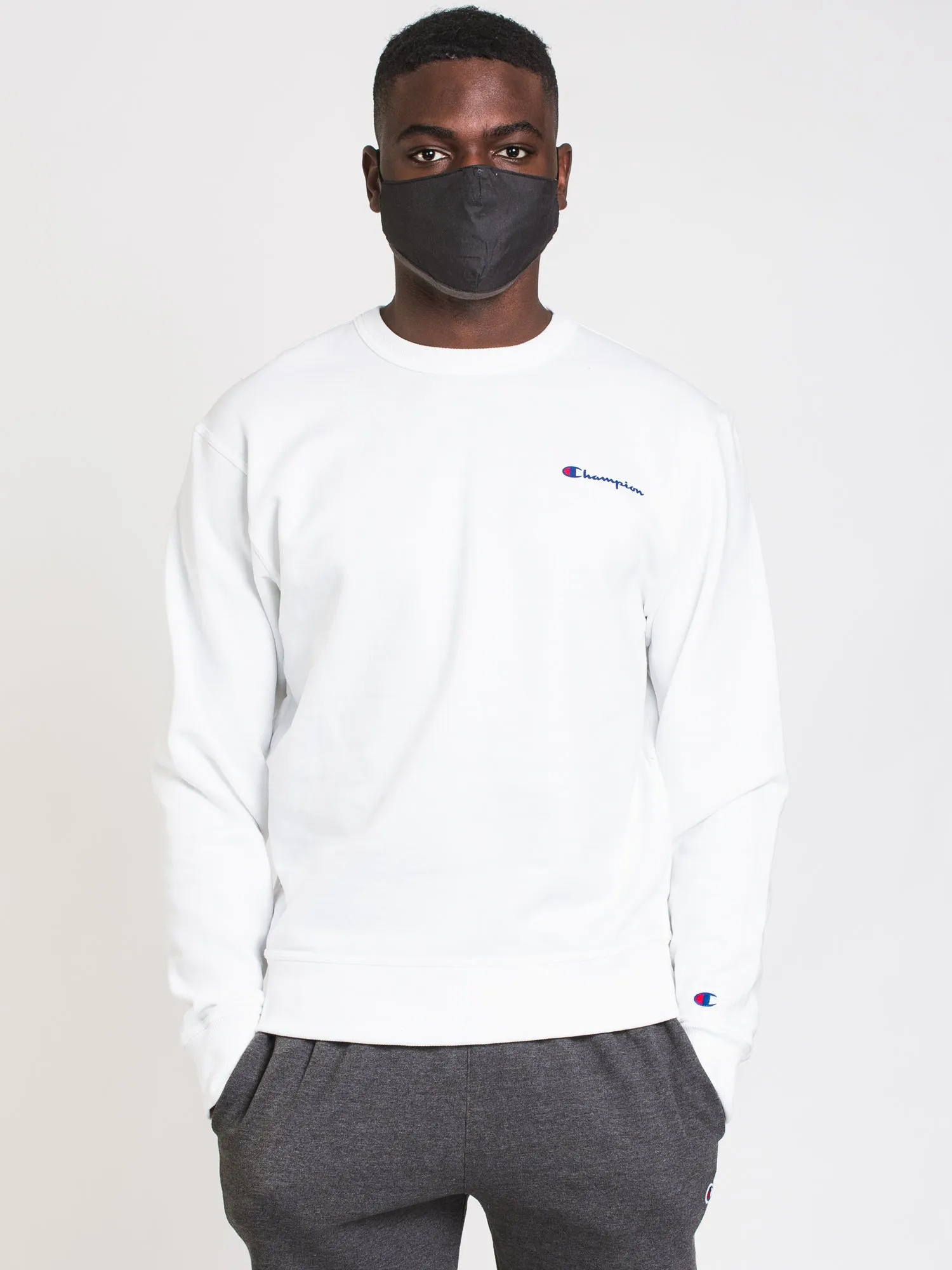 CHAMPION POWERBLEND GRAPHIC CREW  - CLEARANCE
