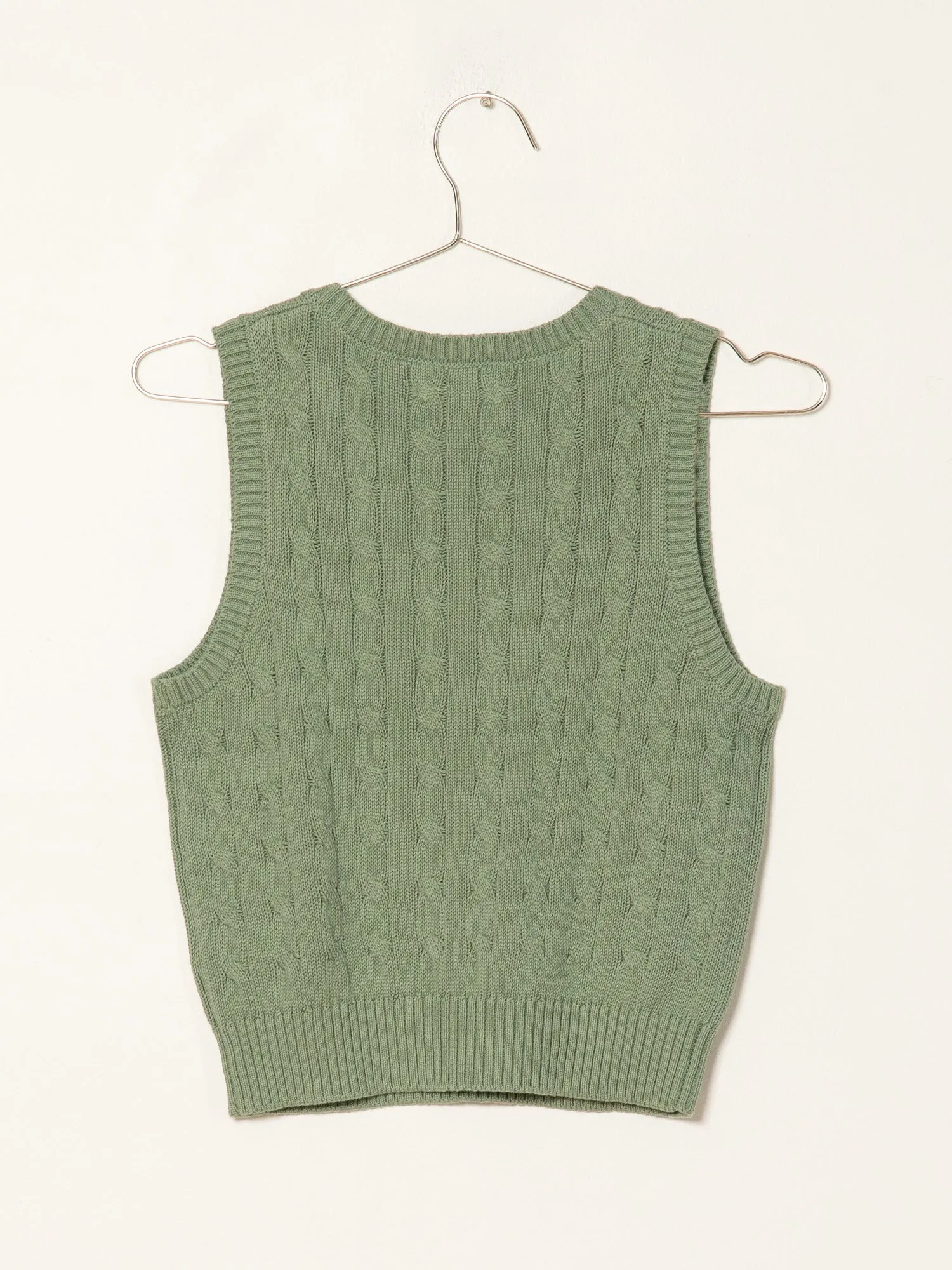 HARLOW HALLE CABLE VEST - CLEARANCE