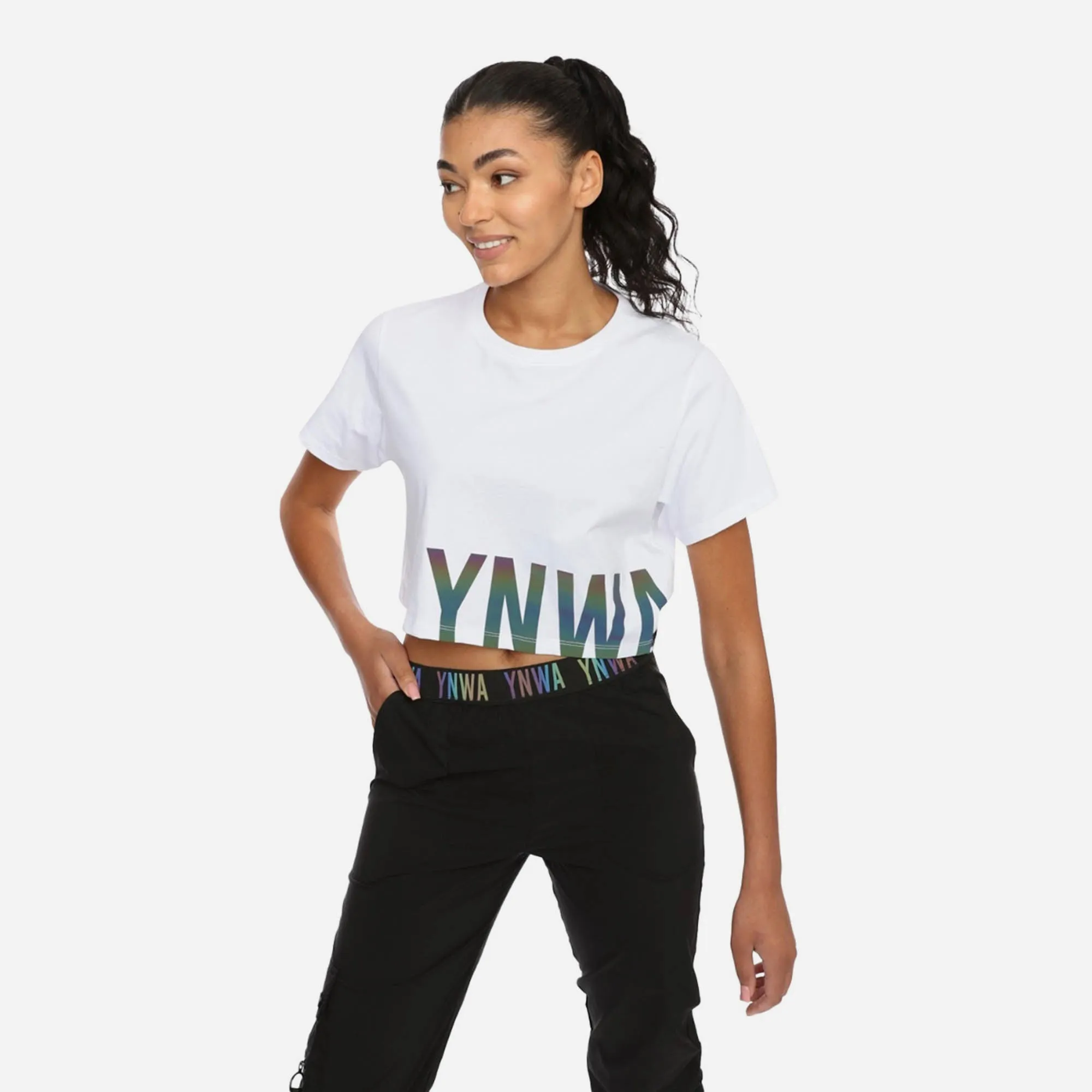 Áo Crop-Top Nữ Lfc Ynwa - Trắng