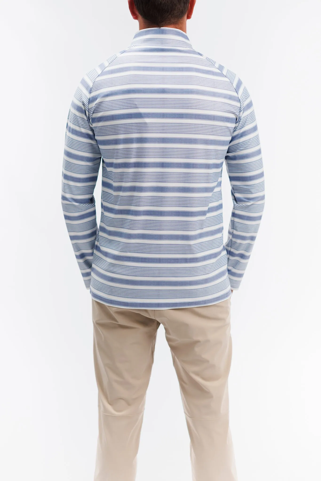 The Captain 1/4 Zip - Tide Stripe